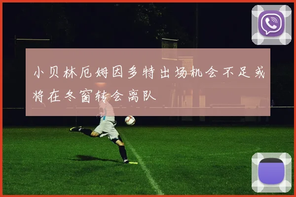 小贝林厄姆因多特出场机会不足或将在冬窗转会离队